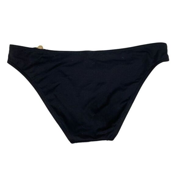 Victoria's Secret Black Bikini Bottom with metal accents size Small - Picture 2 of 6